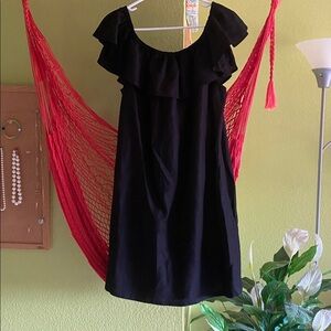 Tommy bahama Black Off-Shoulder Dress - L